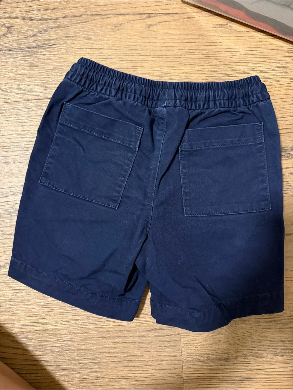 GAP kids Navy Elastic-Waist Casual Shorts